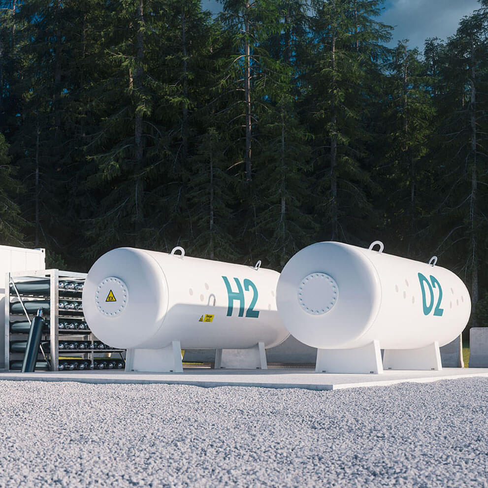 Hydrogen storage vessels